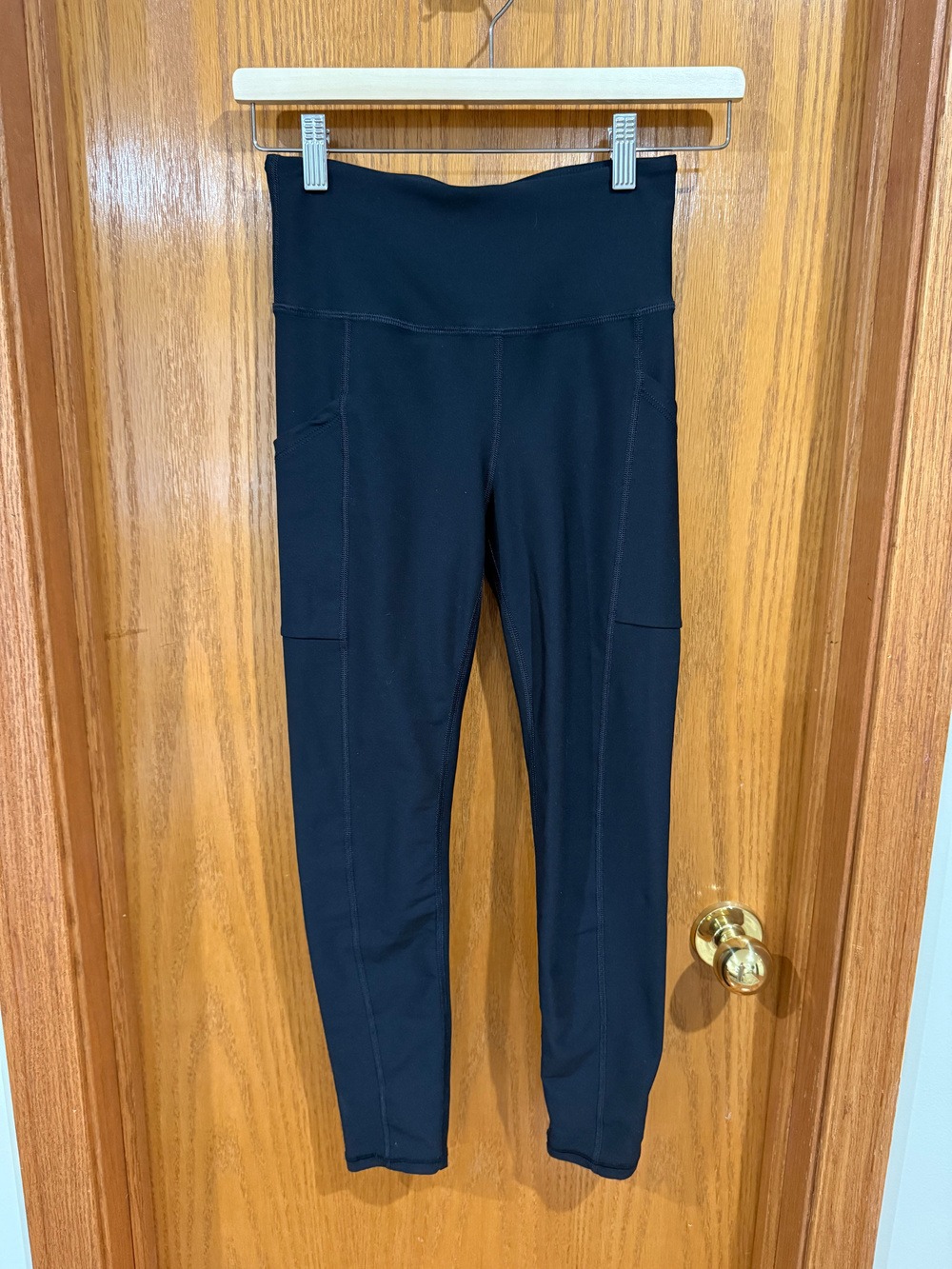 Lulus High Rise Leggings Black Size S Recycled Polyester Spandex